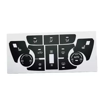 Ремонт наклеек кнопок управления климатом HVAC для Buick Verano Encore 2013, 2014, 2015
