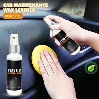 Ремонт салона автомобилей Средство для восстановления пластиковых деталей Ремонт автомобилей Воск Кожа Средство для восстановления приборной панели 30ML