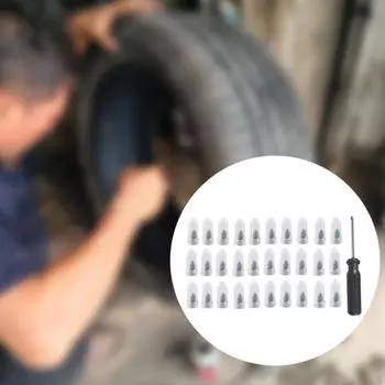 Ремонт шин Гвозди Резиновые винты Высокая надежность Замена, Утилита, Самообслуживание Гвозди, Вакуумные шины 30 Pieces