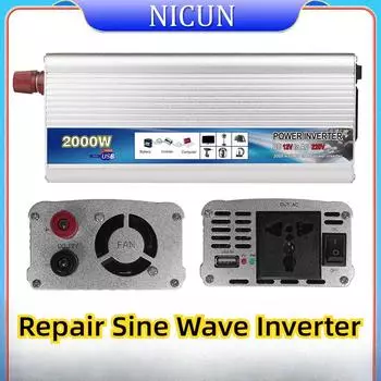 Ремонт синусоидального инвертора 12 В 24 В до 220 В полной мощности 500 Вт 1000 Вт автомобильный наружный портативный источник питания DC12V 250W/500W