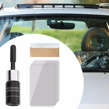Ремонт трещин на лобовом стекле автомобиля, смола, автомобильный инструмент для лобового стекла для трещин, черный чёрный