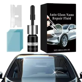 Ремонт треснувшего лобового стекла автомобиля 3 мл средство для ремонта треснувшего лобового стекла быстрое исправление отверждающего клея для стекла автомобильные аксессуары для зеркал CHINA