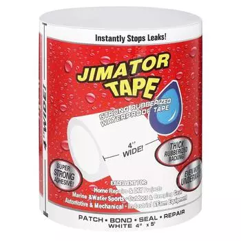 Ремонтная лента многоцелевая водонепроницаемая прочная подводная лента для герметизации утечек для садовых труб, бассейнов, быстродействующая лента для устранения утечек, новая белый