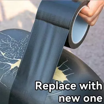 Ремонтная лента Самоклеящаяся кожаная ремонтная лента для дивана, автомобильных сидений, сумок, курток, мебели, обуви, аптечка, кожаная заплатка 5cmx5m чёрный