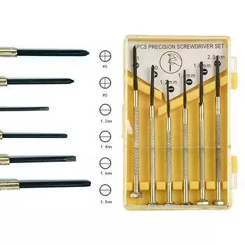 Ремонтная отвертка с крестообразным шлицем для стекол часов