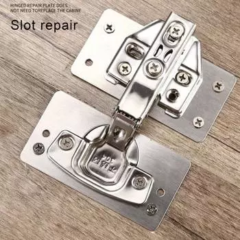 Ремонтная пластина петли, устойчивая к ржавчине, с несколькими отверстиями, простая установка, плоский крепежный кронштейн из нержавеющей стали 1