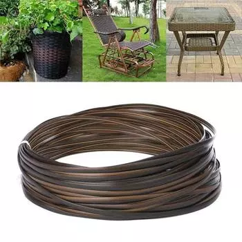 Ремонтные принадлежности для плетения. Комплект для ремонта синтетического ротанга с тиснением. Высокопрочный, устойчивый к ультрафиолетовому излучению, водонепроницаемый. белый