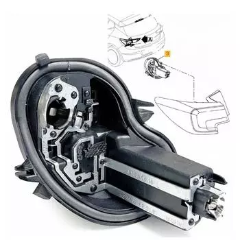 Ремонтный держатель заднего фонаря, левая/правая пассажирская сторона для Vauxhall Astra K 2016 + 39001577 Rear Left