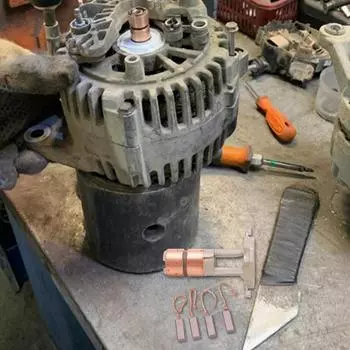 Ремонтный комплект для медного контактного кольца генератора, замена антифрикционного подшипника генератора для автомобиля