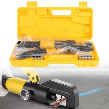 Ремонтный комплект из нержавеющей стали Инструменты для сжатия водопроводных труб Гидравлические клещи Инструмент для снятия труб Инструмент для обжима труб CW-1632 жёлтый
