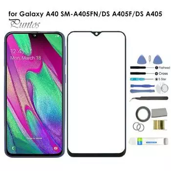 Ремонтный комплект переднего стекла AMOLED для Samsung Galaxy A40 SM-A405FN DS A405F for Samsung Galaxy A40 SM-A405FN