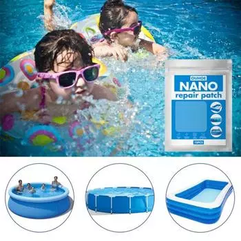Ремонтный патч 10 шт. клейкая самоклеящаяся прочная гелевая лента для ремонта бассейна для палатки