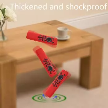 Remote Control Case BN59-01432A 01432B Remote Control Cover Protector Silicone with Lanyard for Samsung 8K Neo QLED HDR Smart TV красный