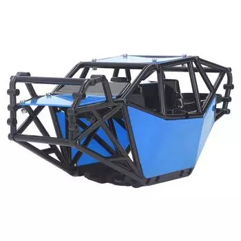 Remote Control Crawler Body Shell Plastic RC Roll Cage Car Model Accessories for Axial SCX10 Blue синий