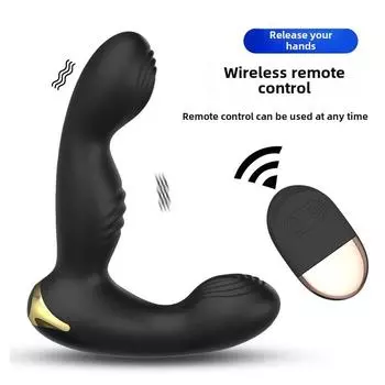Remote Control Vibrating Prostate Massager Rear Anal Plug Male Masturbator Sex Products