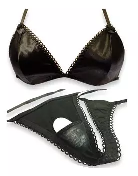 Remote Rotor Micro Bikini with Pocket Tiny Sexy Lingerie Extreme Cosplay Swimsuit Underwear b4hb Black F [Cat Select] T-Back