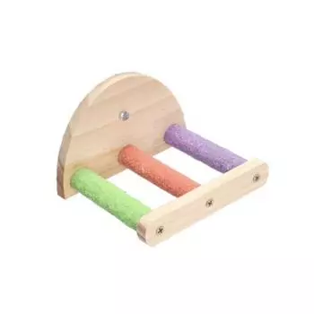 Removable Parrots Feeding Cup Perch Bite Resistant Bird Feeding Bowl For Parakeet Lovebird Parrot Style C