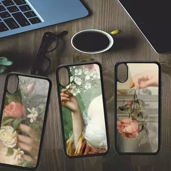 Renaissance art Painting Phone Case PC for iPhone 11 12 13 pro XS MAX 8 7 6 6S Plus X XR Luxury shell funda iPhone7