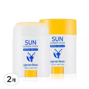 Renardo Sunscreen Stick SPF50+ PA++++, 20g, 2 units