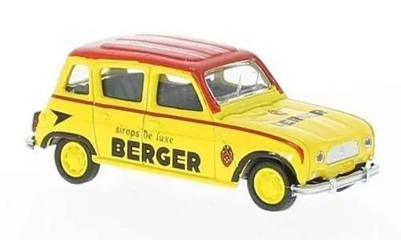 Renault Cycliste Berger model Ready Norev 64 4, yellow/red, (F), 1964?, car, - made, 1?