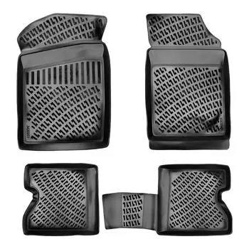 Renault Kangoo (1997-2007) High-Quality and Durable Rubber Car Floor Mats - Odorless, Non-Slip, Long-Lasting