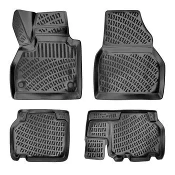 Renault Kangoo (2015-2021) High-Quality and Durable Rubber Car Floor Mats - Odorless, Non-Slip, Long-Lasting