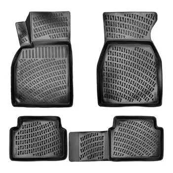 Renault Megane 2 (2002-2009) High-Quality and Durable Rubber Car Floor Mats - Odorless, Non-Slip, Long-Lasting