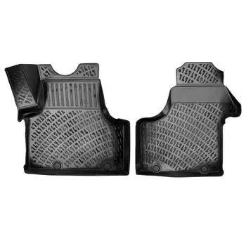 Renault Trafic (After 2014) High-Quality and Durable Rubber Car Floor Mats - Odorless, Non-Slip, Long-Lasting