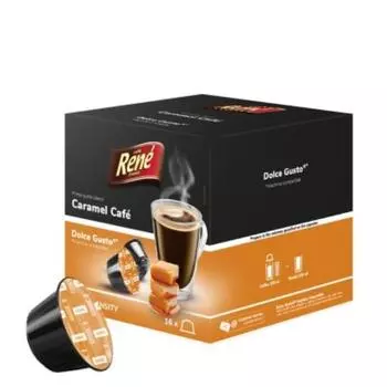 Rene Dolce Gusto Совместимое Карамельное Кафе 16 Капсул