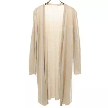 Rene Made in Japan Cashmere Blend Long sleeve Knit long cardigan 34 beige Men s Used