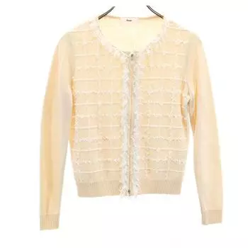 Rene made in Japan Long sleeve Zip up cardigan 36 beige Women Used