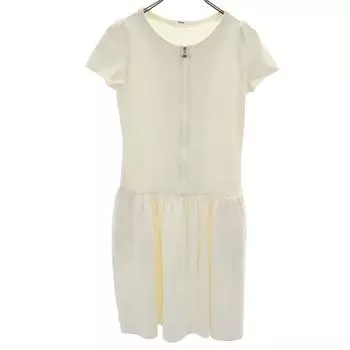 Rene Short sleeve Long dress 36 white Women Used