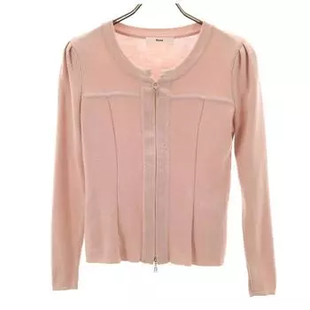 Rene Wool Made in Japan Zip jacket 36 pink Women Used