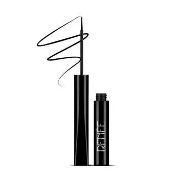 RENEE Extreme Stay Liquid Eyeliner 3x Black 4,5 мл, интенсивный, яркий цвет | Одно движение, стойкая, матовая, водостойкая, оттенки на весь день