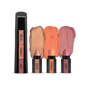 RENEE Fab Face 3 в 1 Makeup Stick Nude 4,5 г | Включает тени для век, румяна и помаду | Обогащен витамином Е | Удобен для путешествий