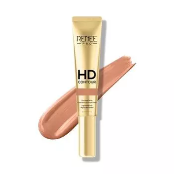 RENEE PRO HD Contour-Light, придает глубину и моделирует черты лица, высокая степень покрытия, легкий, подходит для путешествий, обогащен календулой и виноградными косточками, 8 г