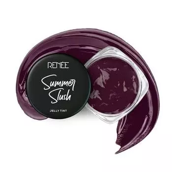 RENEE Summer Slush Jelly Tint для губ и щек с 98% натуральными фруктовыми экстрактами, сохраняет губы мягкими и увлажненными, 100% веганский, Tempting Grape 13 г