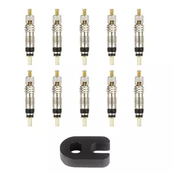 Renjzle Presta Valve Bicycle Insect Rubber Air Bike Высокопрочный французский клапанный сердечник для герметичности без насекомых Удобный портативный инструмент