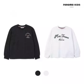 [renoma Kids] Базовая одинарная футболка для мальчиков R2415t144 Charcoal (28)/120