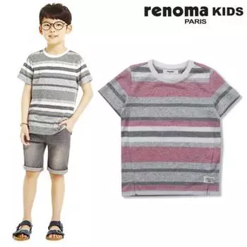 [renoma Kids] Boys Melan ST T shirT r1922T123 R1922T123_07 (khaki)/110