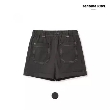 [renoma Kids] Брюки для девочек из 4 частей с подворотами R2422p285 28 charcoal/120