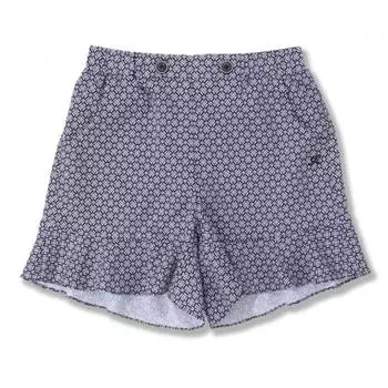 [renoma Kids] Брюки для девочек с геометрическим узором, оборка, 3 части R1821p115 R1821P215_11 (navy)/110