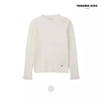[renoma Kids] Девочки Половина шеи Ребристый трикотаж R2511k450 47 creamy/140