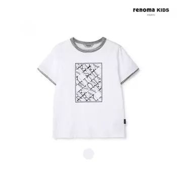 [renoma Kids] Футболка для мальчиков с буквенным принтом r2421T114 35 off-white/120