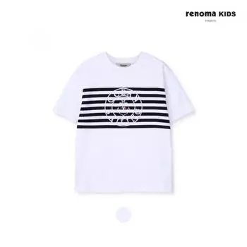 [renoma Kids] Футболка для мальчиков с вышивкой ST Color Marine r2421T116 35 off-white/130