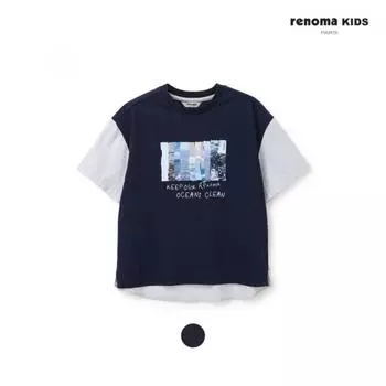 [renoma Kids] Футболка Ombre ST Mix для мальчиков r2421T118 11 navy/120