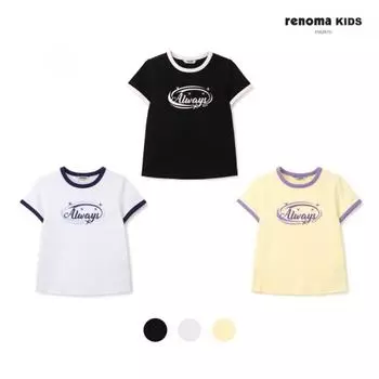 [renoma Kids] Футболка с цветным рисунком для девочек r2425T181 black (02)/120