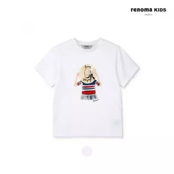 [renoma Kids] Футболка с рисунком для девочек r2421T162 35 off-white/120