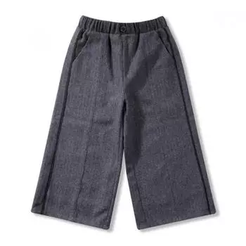 [renoma Kids] Girls Flannel Wool Peach Wide Pants R1841p208 R1841P208_37 (melange)/110