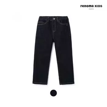[renoma Kids] Прямой крой для мальчиков, необработанный деним R2401q206 36 indigo blue/120